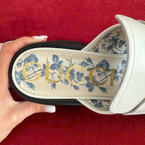 Gucci Platform Sandals Women Size 37 - Picture 12 of 14